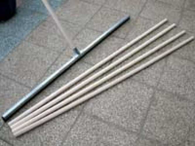 Hartholzstiel 150cm Lang, Stärke 30mm Ø