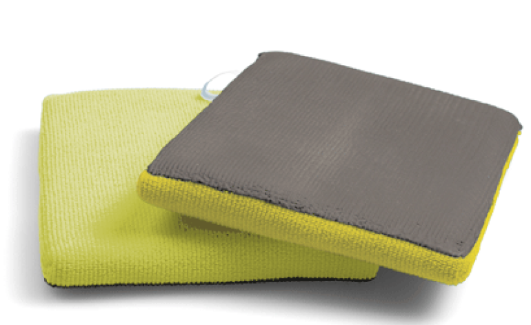 Poly Feinschleifhandschuh -  gelb medium