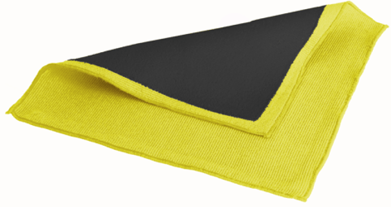 Poly Tuch 30 x 30cm gelb medium COLORBOX