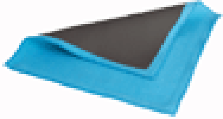 Poly Tuch 30 x 30cm hellblau fein COLORBOX