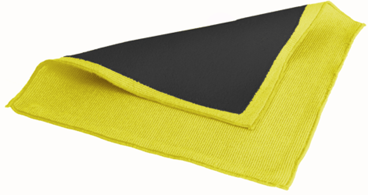 Poly Tuch 30 x 30cm gelb medium COLORBOX